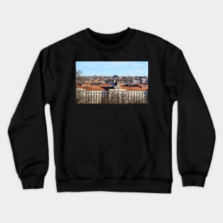 Aerial view of Prague Crewneck Sweatshirt